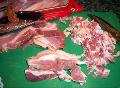 A bacon egy rszt felaprtom...
